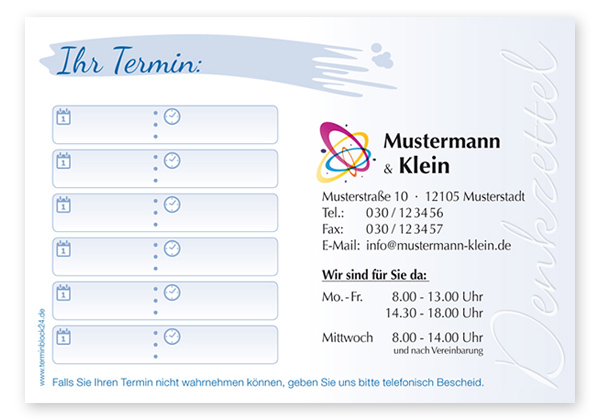 Terminzettel Classic #3.6