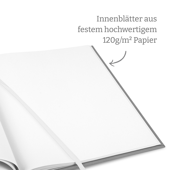 Gästebuch Silbergrau