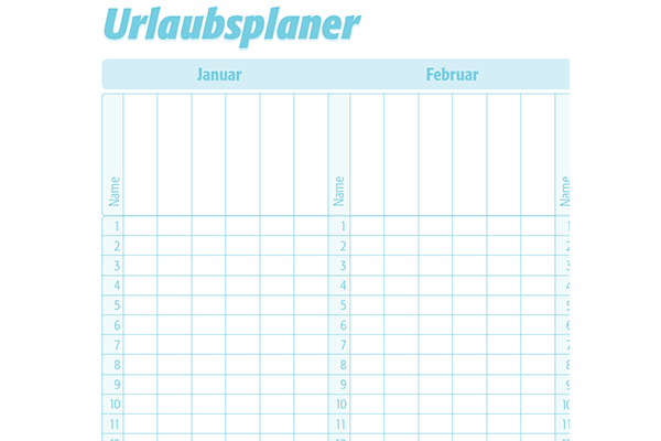 Terminplaner A5 für 1 Mitarbeiter