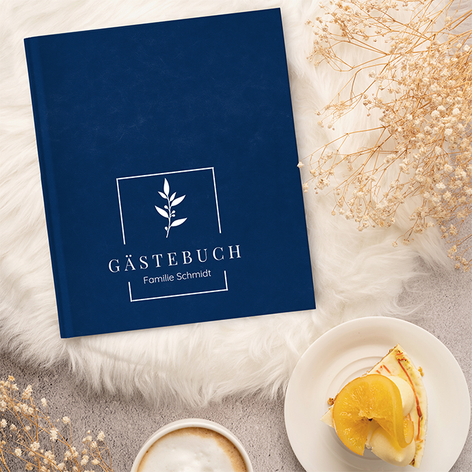 Gästebuch Royalblau