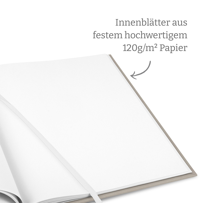 Gästebuch Taupe