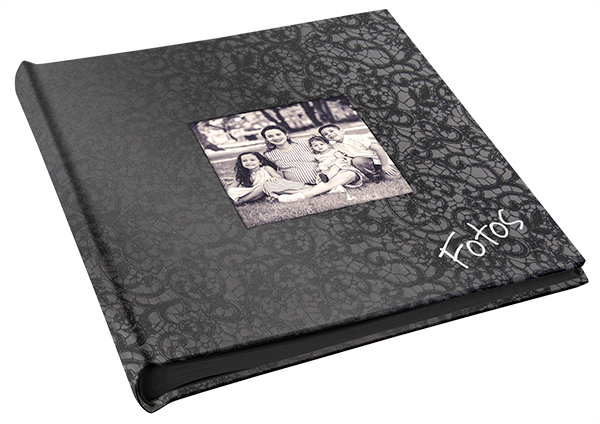 Fotoalbum Classic Schwarz, 30 Blatt, mit Bildausschnitt - RepD30-LS-3030