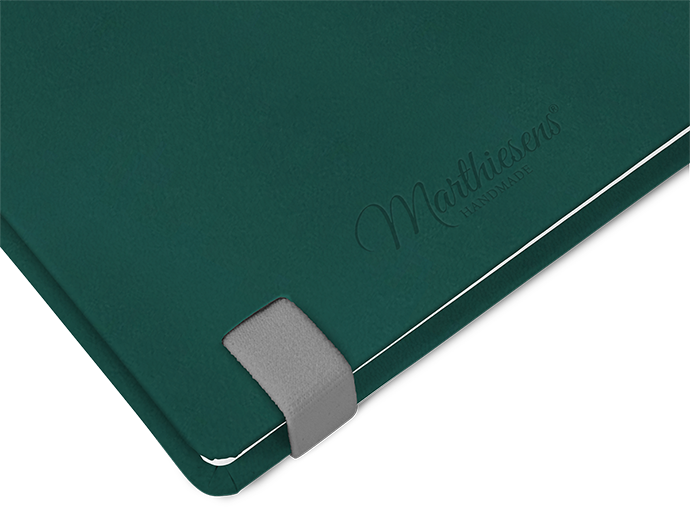 "Midnight Green" - DIN A5 mit deinem Umschlagdesign