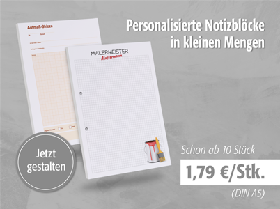 Personalisierte Notizblöcke