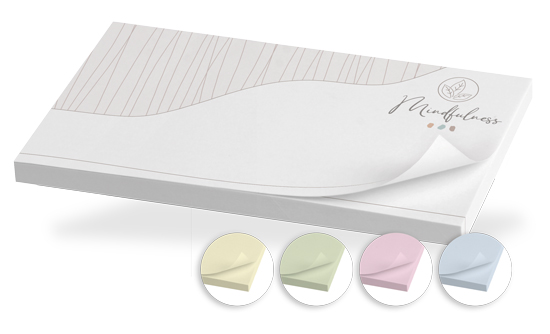 Haftnotizen Premium Papier im Format 125 x 72 mm - 1401000003