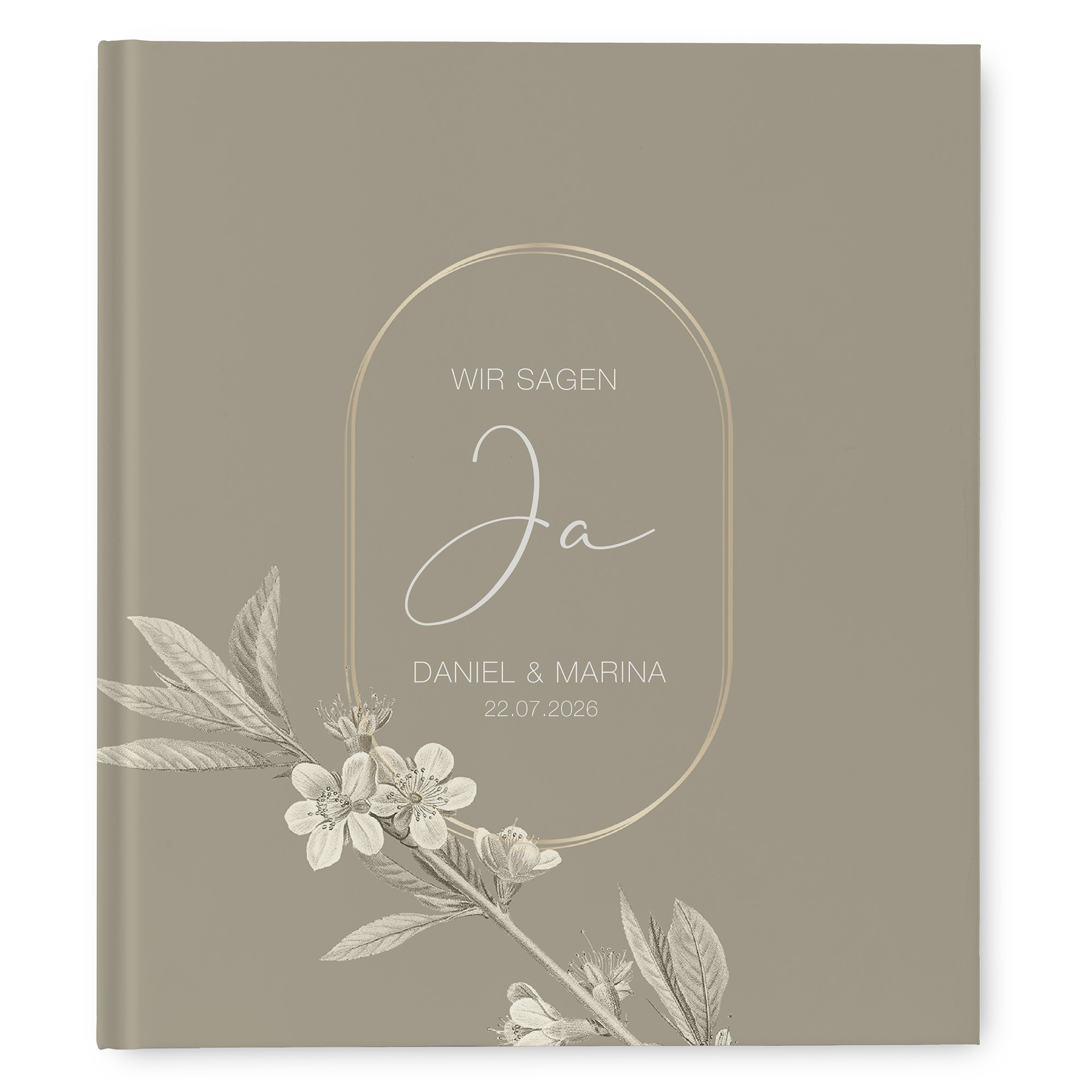 Erinnerungsbuch Hochzeit - Floral "Classic Flora"