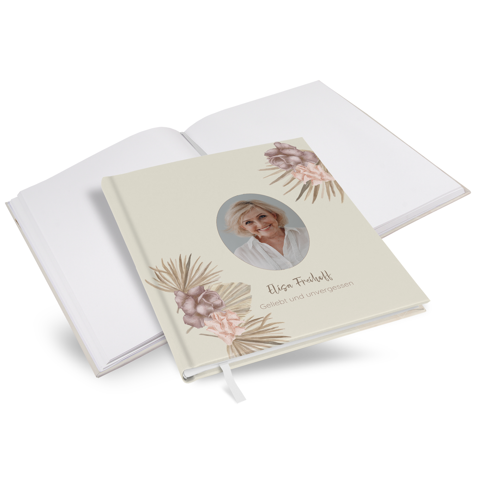 Kondolenzbuch -  Boho "boho minimal" - KB-25001-B-03