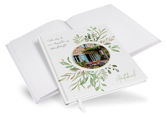 Gästebuch Ferienwohnung  - Greenery "eucalyptus crown" - GBF-25001-G-06