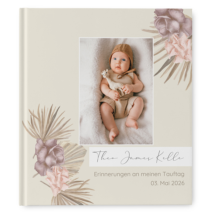 Gästebuch Taufe - Boho "Boho Minimal"
