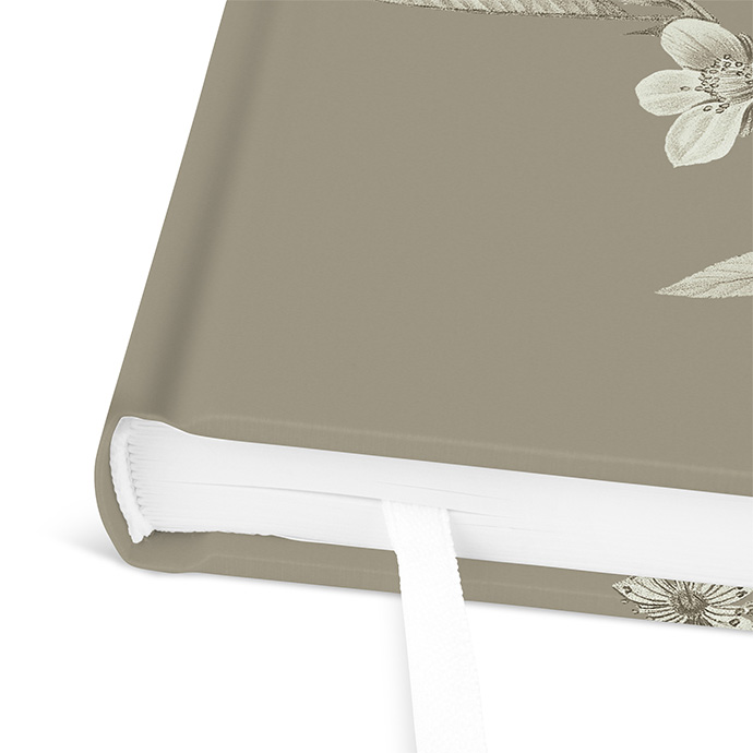 Gästebuch Taufe - Floral "Classic Flora"